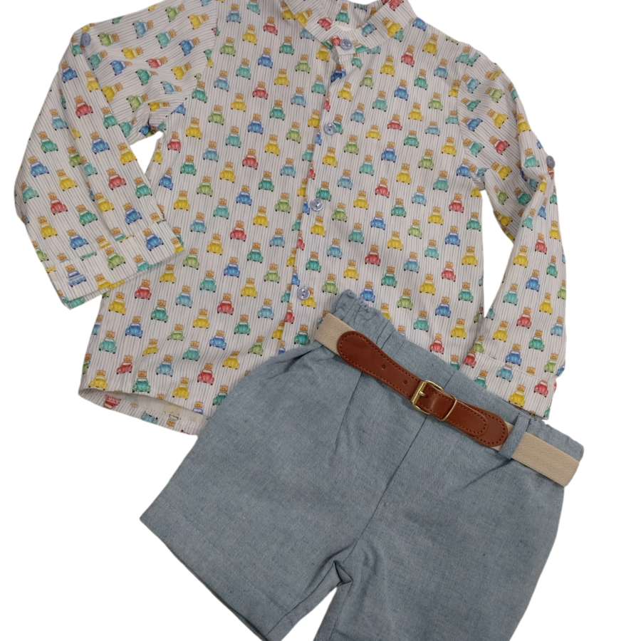 Conjunto niño coches
