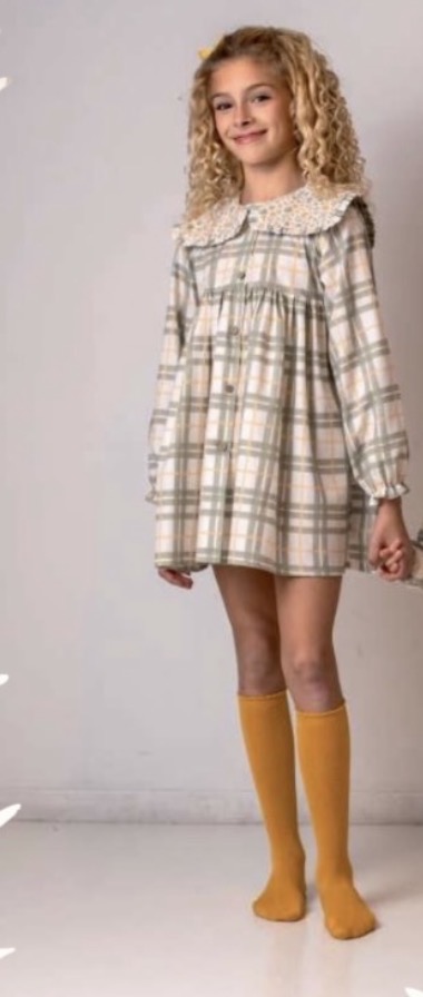Vestido cuadro grande