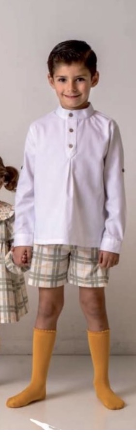 Pantalón cuadro grande